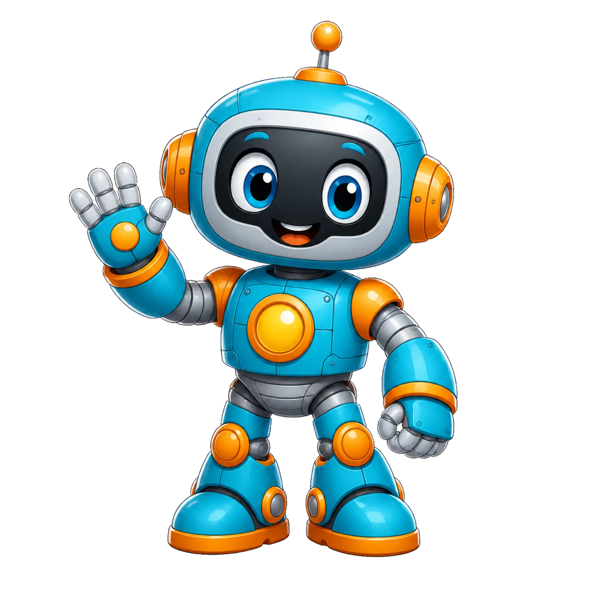 Little Robot Ready for Adventure